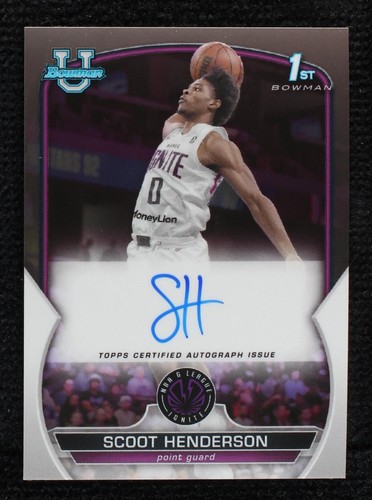 2022-23 Bowman University Chrome - Scoot Henderson #102