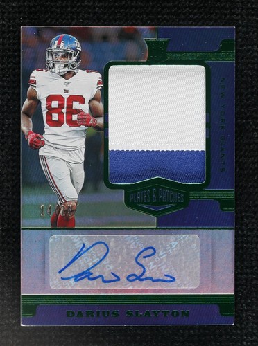 2019 Panini Plates & Patches Darius Slayton #RPA-DSL