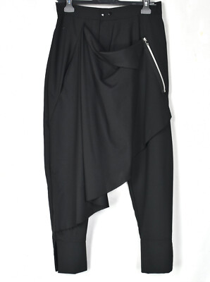 QUIRKY ''CREARE' BLACK  cool wool  TROUSERS BY 'CREARE' SIZE  S/M