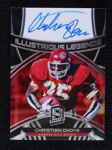 2020 Panini Spectra Christian Okoye #IL-CO