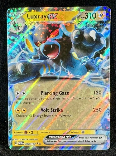 🔥Luxray ex Twilight Masquerade 068/167 Double Rare SPARKLING