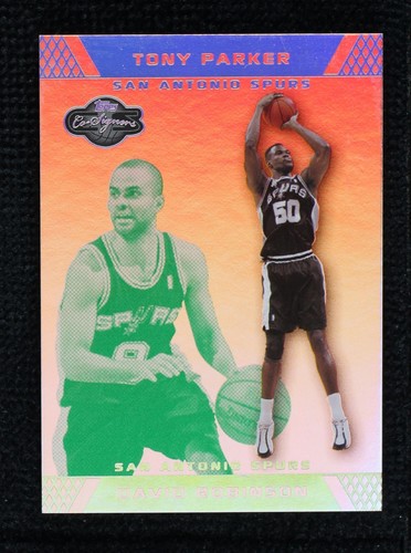 2007-08 Topps Co-Signers - Tony Parker/David Robinson #50