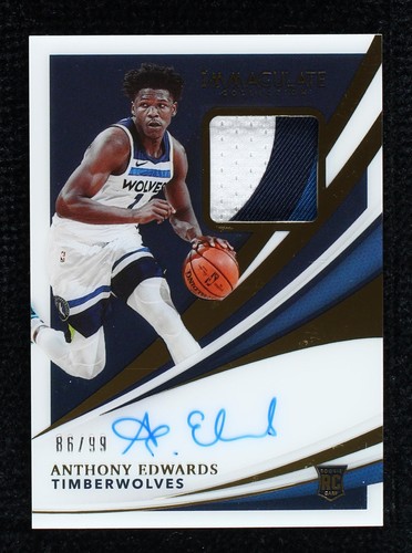 2020-21 Panini Immaculate Collection - Anthony Edwards #137