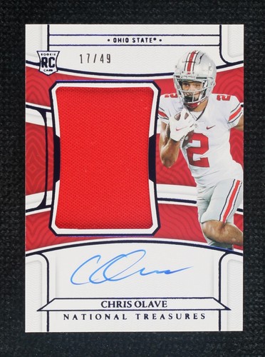 2022 Panini National Treasures Collegiate Chris Olave #72
