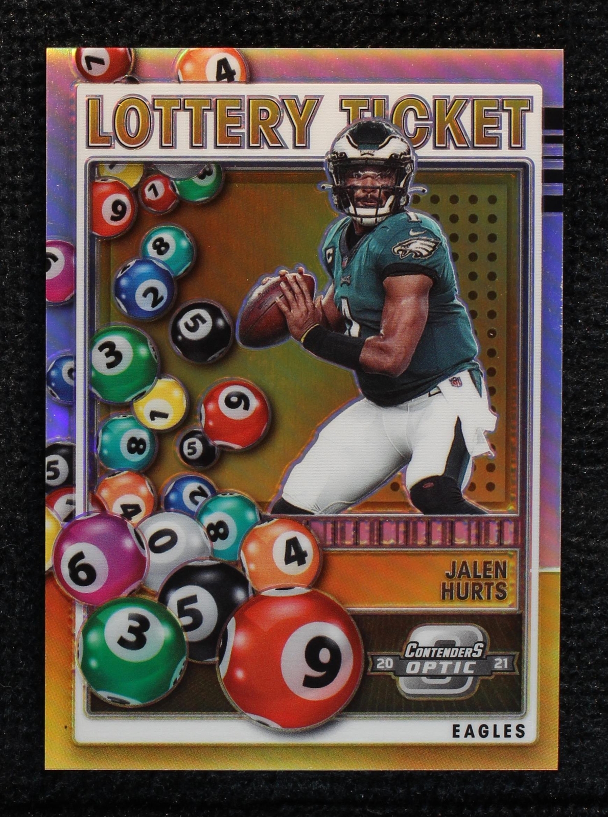 2021 Panini Contenders Optic Jalen Hurts #LT-JHU