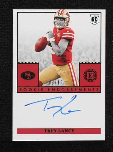 2021 Panini Encased Trey Lance #RE-TRL