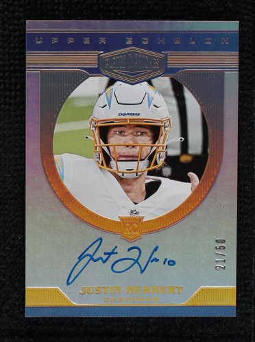 2020 Panini Plates & Patches Justin Herbert #UE-JH