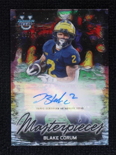 2023 Bowman's Best University Blake Corum #BMA-BC