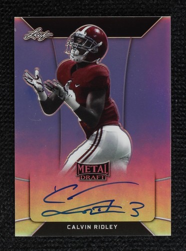 2018 Leaf Metal Draft Calvin Ridley #BA-CR1