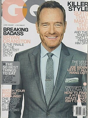 GQ August 2013 Breaking Badass Bryan Cranston & The Finale of the Greatest Show 