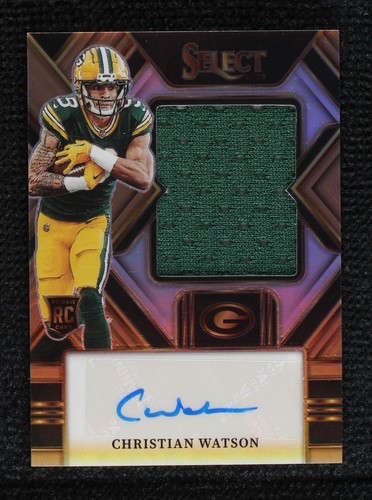 2022 Panini Select Christian Watson #JRS-CW