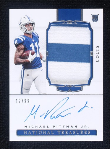 2020 Panini National Treasures Michael Pittman Jr. #176