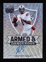 2021 Leaf Metal Draft Justin Fields #AD-JF1
