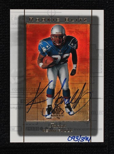 2000 SP Authentic Kevin Faulk #RB12