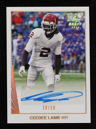 2020 Leaf Ultimate Draft CeeDee Lamb #90-CDL