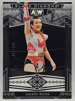 AEW 2024 Upper Deck Black Diamond HIKARU SHIDA Base /149