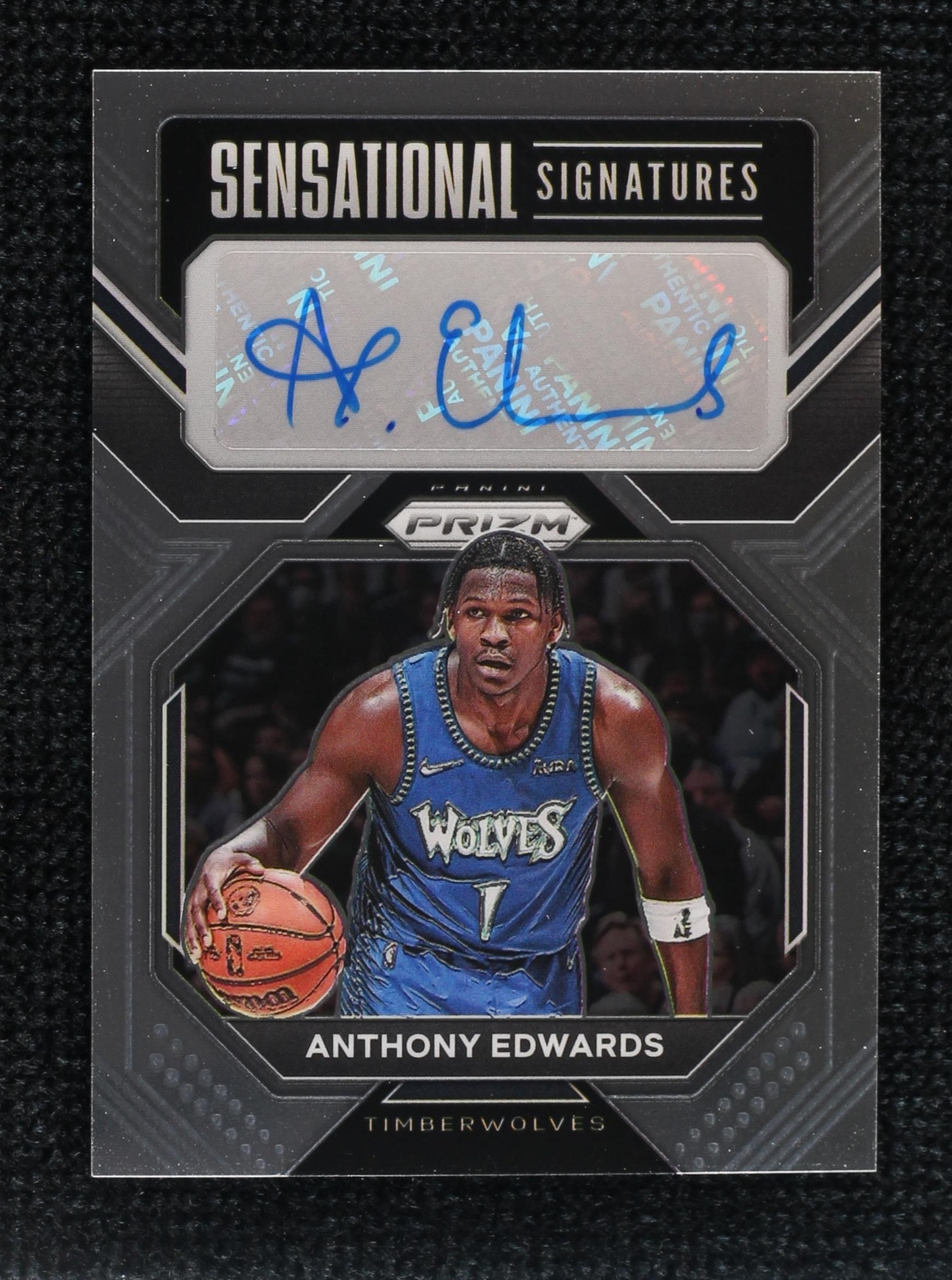 ファングッズ Anthony Edwards Autographed Basketball Anthony Edwards Minnesota Timberwolves Autographed Wilson
