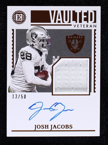 2020 Panini Encased Josh Jacobs #VVS-JJ