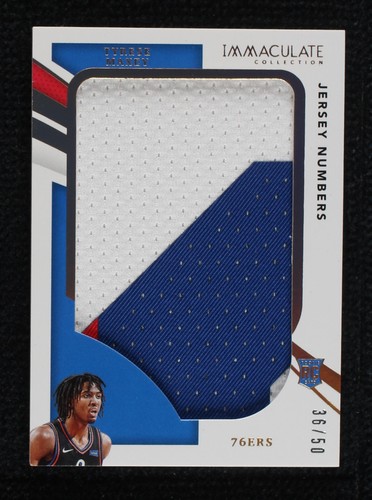 2020-21 Panini Immaculate Collection - Tyrese Maxey #JP-TMX