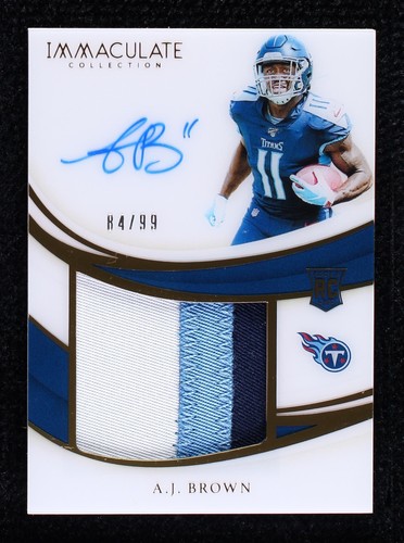 2019 Panini Immaculate Collection A.J. Brown #PP-AJ