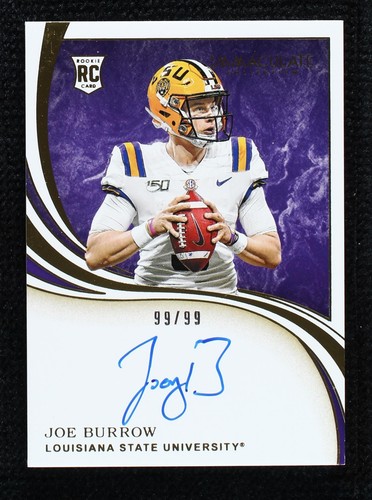 2020 Panini Immaculate Collection Collegiate Joe Burrow #102