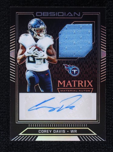 2019 Panini Obsidian Corey Davis #MMA-CDA