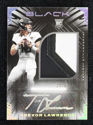 2021 Panini Black Trevor Lawrence #201