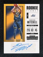 2017-18 Panini Contenders - Donovan Mitchell #ST-DML