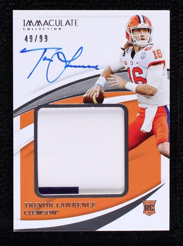 2021 Panini Immaculate Collection Collegiate Trevor Lawrence #PPA-TL