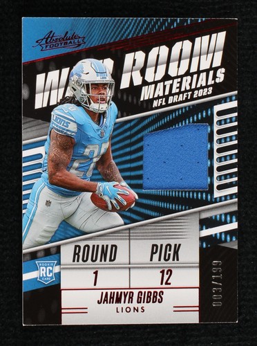 2023 Panini Absolute Jahmyr Gibbs #WR-JG