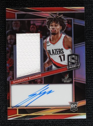 shaedon sharpe PSA9 SPECTRA ASTRAL RPA Shaedon Sharpe 2022 Spectra