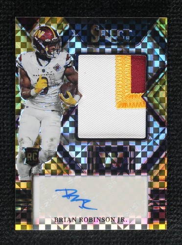 2022 Panini Select Brian Robinson Jr. #JRS-BR