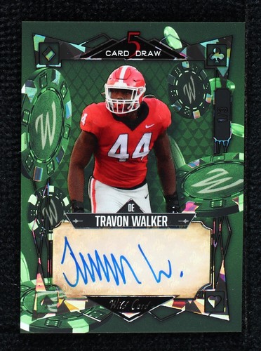 2022 Wild Card 5 Card Draw Travon Walker #5CDM-47