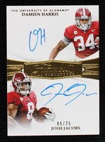 2019 Panini Flawless Collegiate Damien Harris Josh Jacobs #7