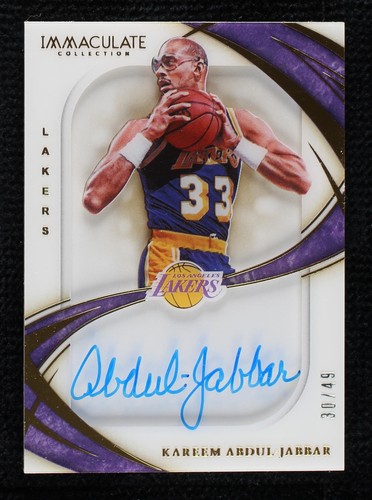 2019-20 Panini Immaculate Collection - Kareem Abdul-Jabbar #SS-KAJ