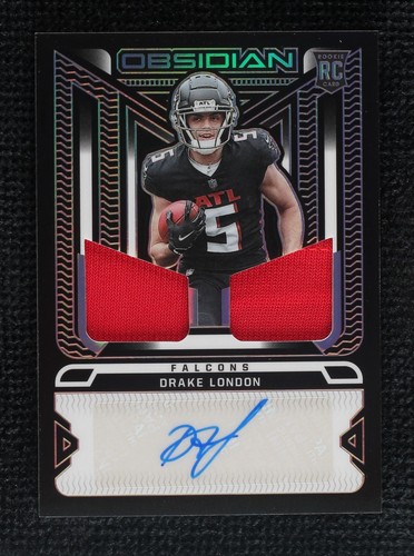 2022 Panini Obsidian Drake London #RJI-DLO