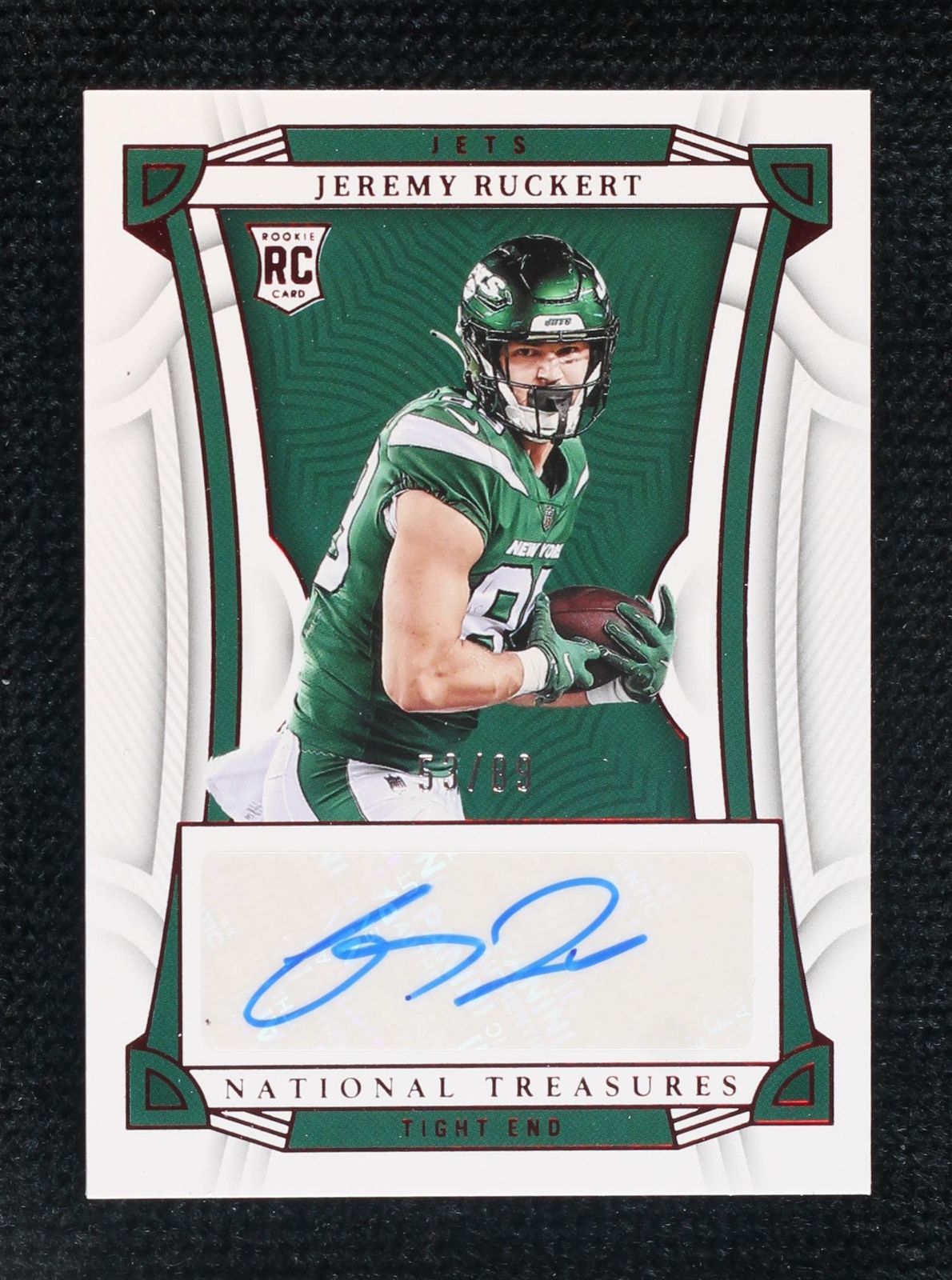 2022 Panini National Treasures - Rookie Signatures Jersey Number Red ...