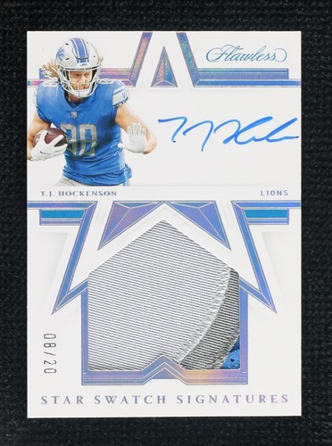 2021 Panini Flawless T.J. Hockenson #STS-TJH