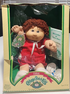 Vintage 1985 Thom Arnold The Legend of the Cabbage Patch Kids Doll, never used 