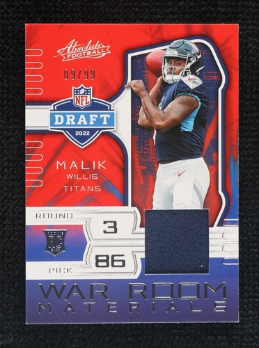 2022 Panini Absolute Malik Willis #3