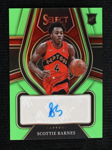Scottie Barnes 2021-22 PANINI SELECT RC 98/249 AUTO #RS-SBN