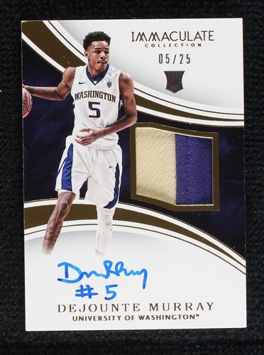 2016-17 Panini Immaculate Collection Collegiate - Dejounte Murray #57