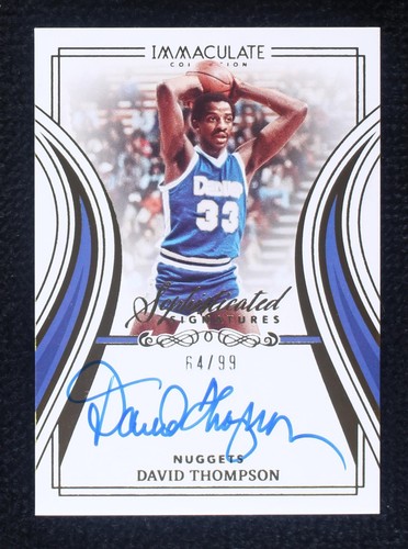 2022-23 Panini Immaculate Collection - David Thompson #SS-DVT