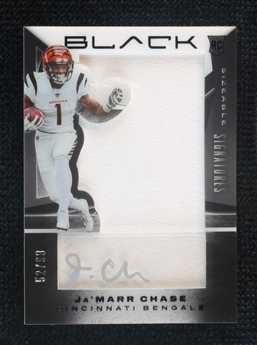 2021 Panini Black Ja'Marr Chase #SRJ-JC