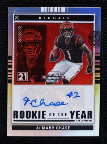 2021 Panini Contenders Optic Ja'Marr Chase #RYC-JMC