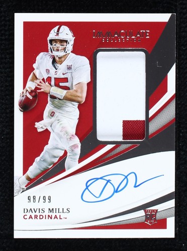 2021 Panini Immaculate Collection Collegiate Davis Mills #96