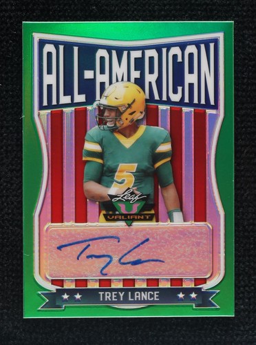 2021 Leaf Valiant Trey Lance #AA-TL2