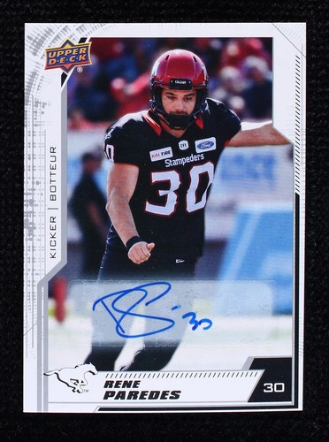 2020 Upper Deck CFL Rene Paredes #157