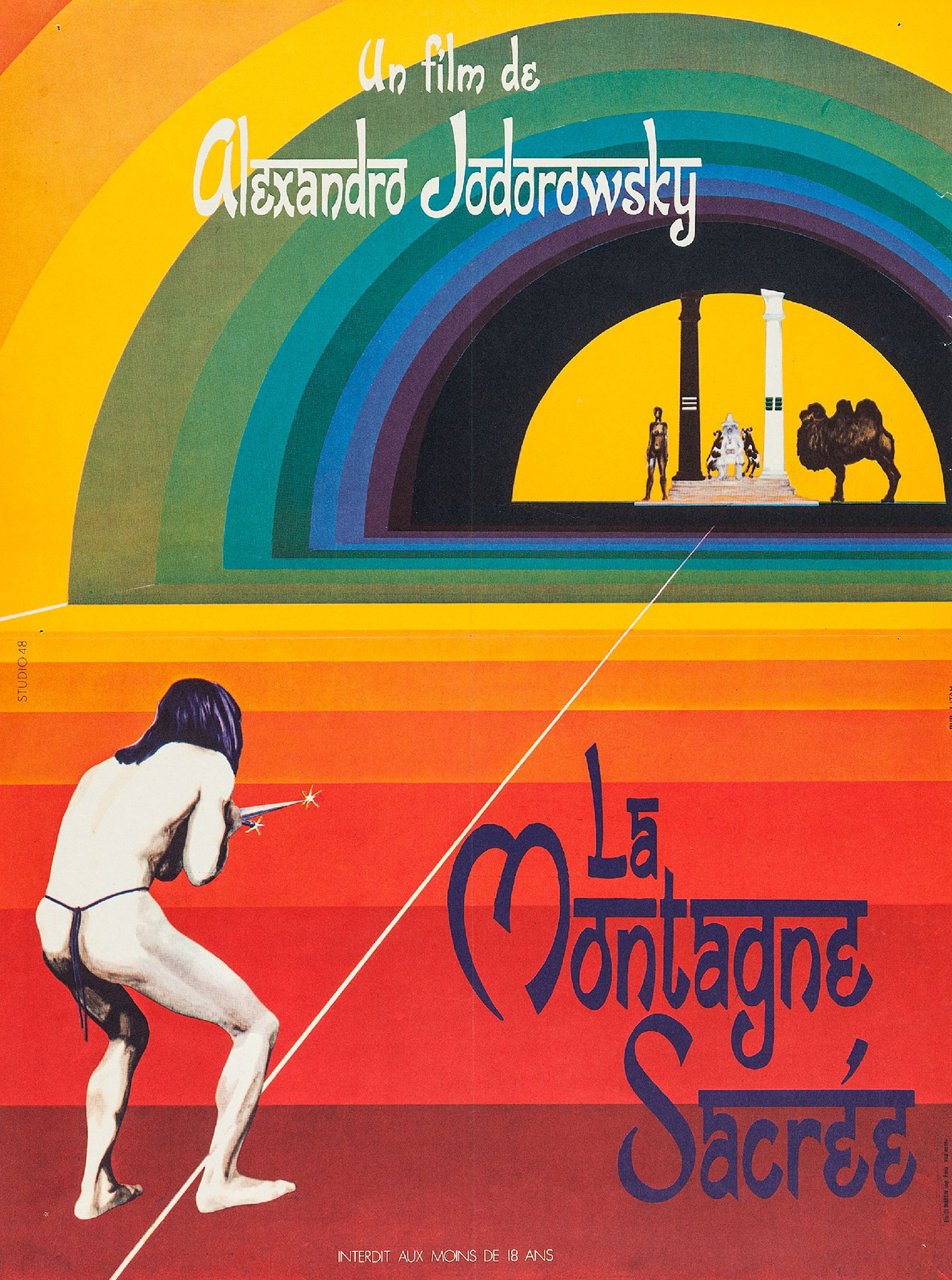 THE HOLY MOUNTAIN Movie Poster RARE European Version