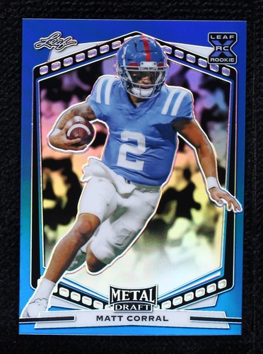 2022 Leaf Draft Football Matt Corral RC #10 New England